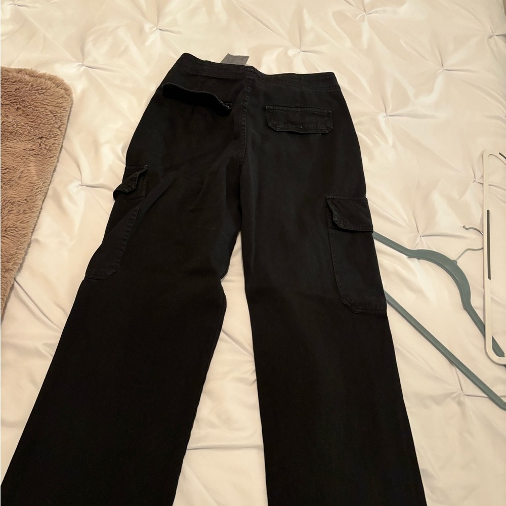 Zara black cargo pants
